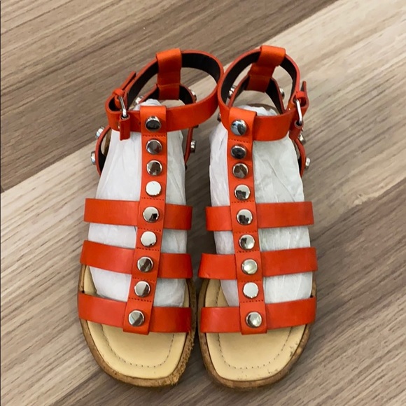 Balenciaga red gladiator sandals - Picture 3 of 6